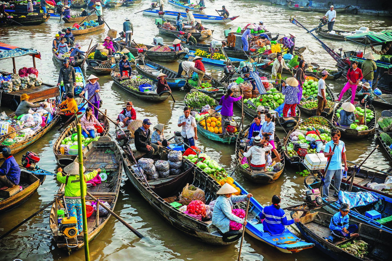Chợ nổi Cái Răng - một nét văn hóa sông nước của miền Tây