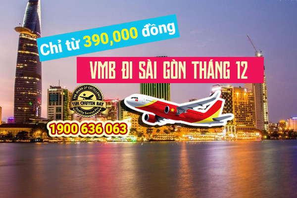 Vé máy bay đi Sài Gòn tháng 12
