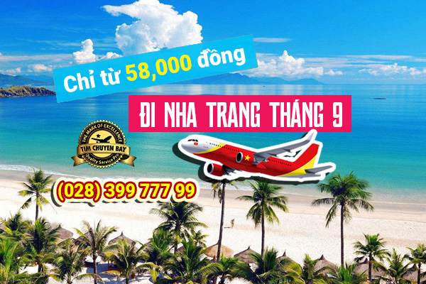 Vé máy bay đi Nha Trang tháng 9