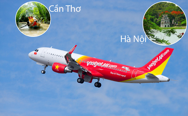 Đi máy bay từ Hà Nội vào Cần Thơ mất bao lâu?