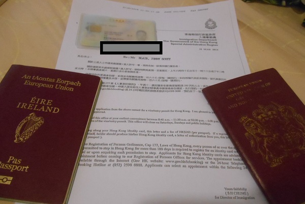 Thủ tục làm Visa đi HongKong