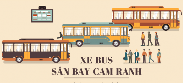 Xe bus sân bay Cam Ranh là phương tiện di chuyển lý tưởng từ sân bay về thành phố 
