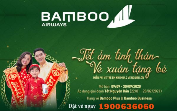 Tết ấm tình thân, quà xuân tặng bé cùng Bamboo Airways