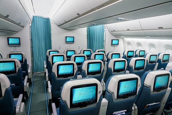 Khoang ghế hạng phổ thông linh hoạt của Vietnam Airlines