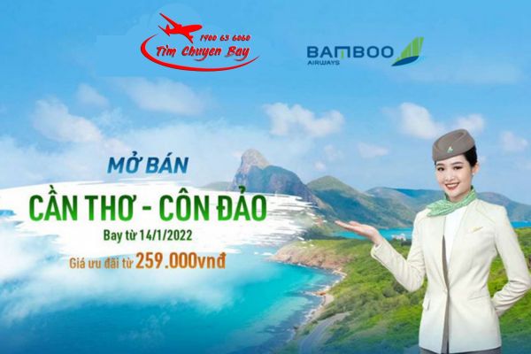Bamboo Airways mở bán vé máy bay Cần Thơ Côn Đảo chỉ từ 259.000 VNĐ