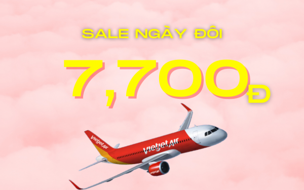 Săn vé 7.700 đồng của Vietjet Air