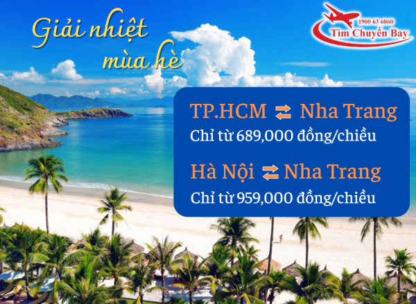 Pacific Airlines khuyến mãi vé máy bay đi Nha Trang chỉ từ 689,000 VNĐ