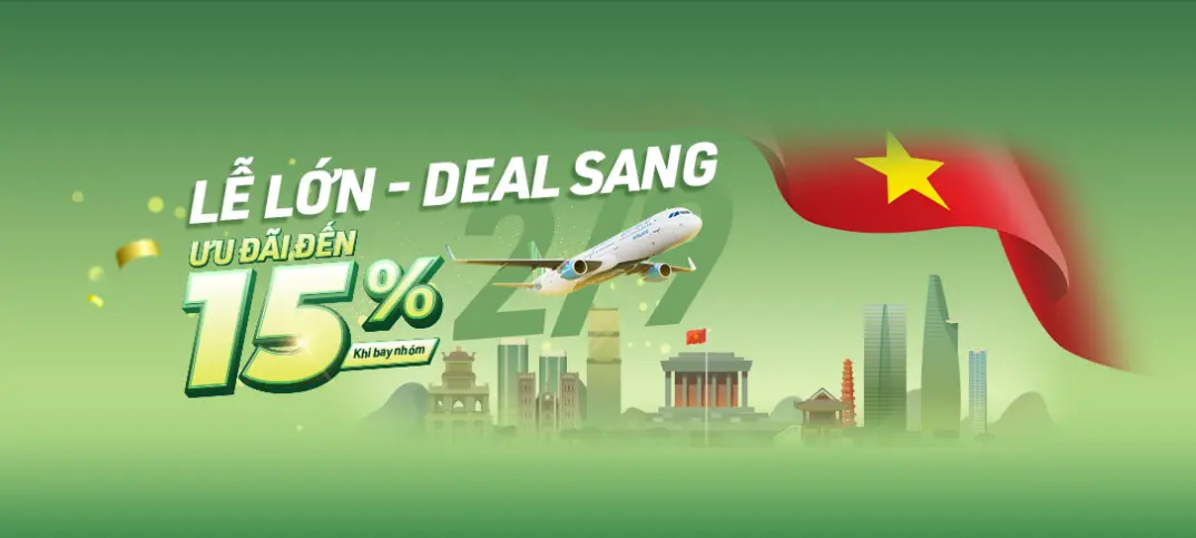 Bamboo Airways giảm đến 15% chào mừng Quốc khánh 2-9