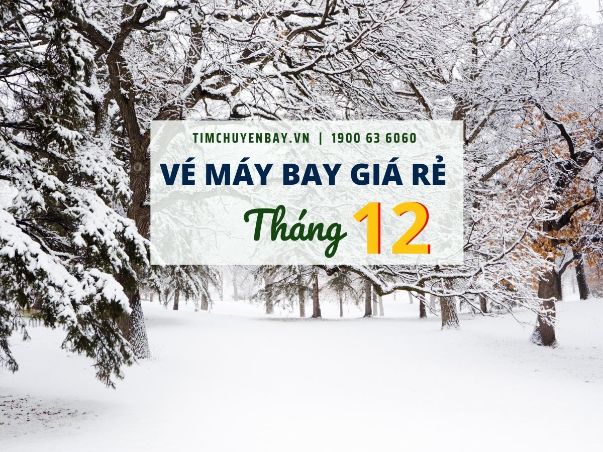 Vé máy bay giá rẻ tháng 12 chỉ từ 360.000 đồng