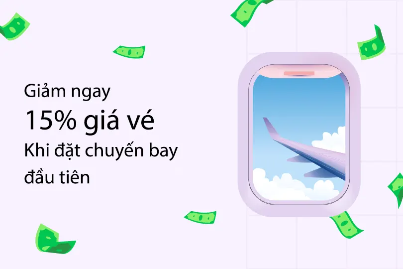 Giảm 15% giá vé